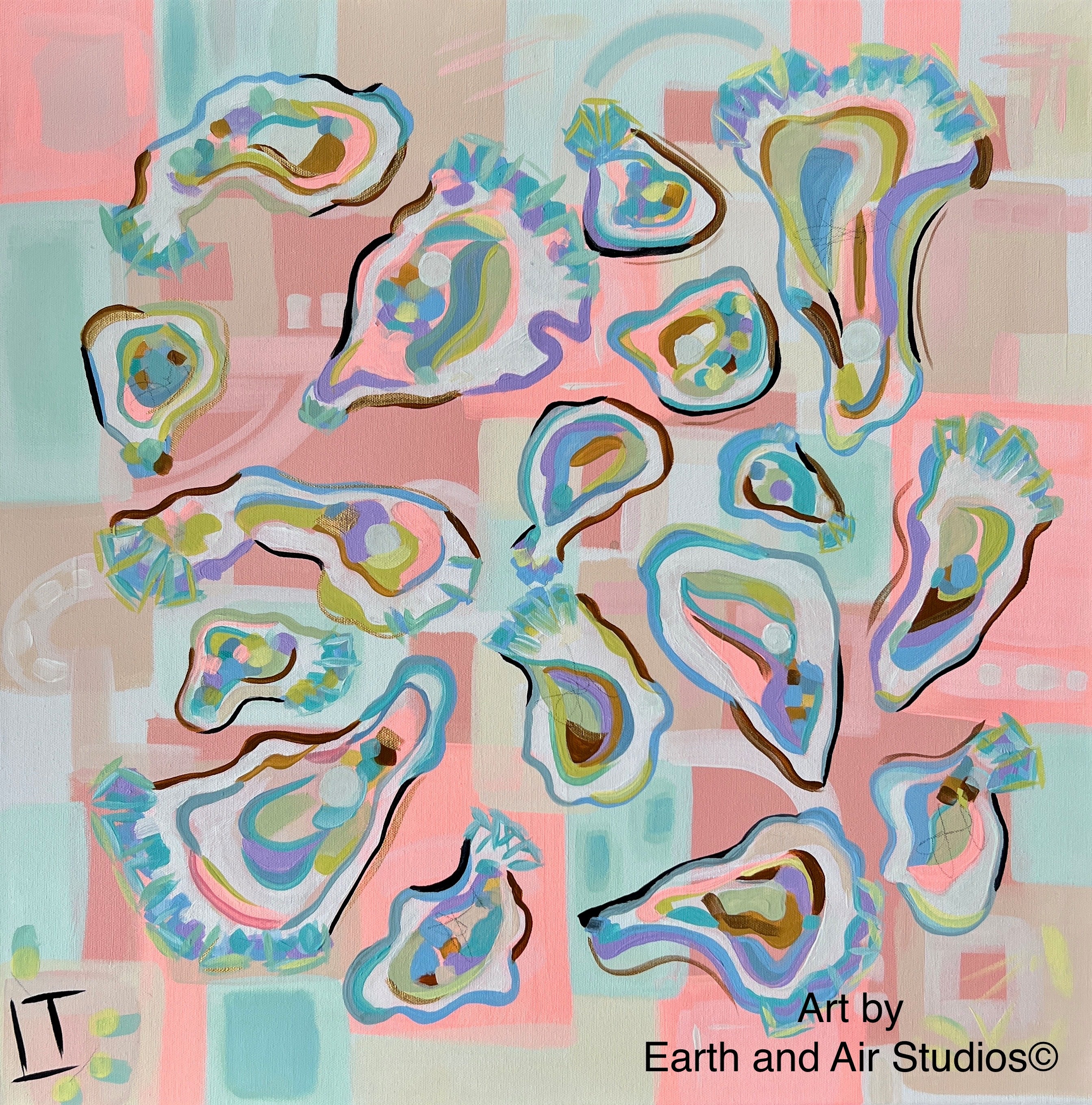 Oysters in July Print Earth and Air Studios