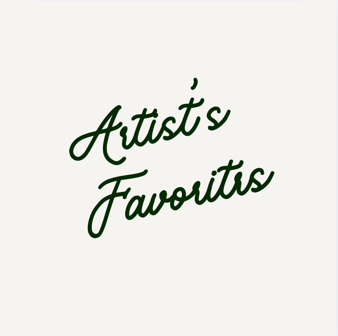 Artist's Favorites