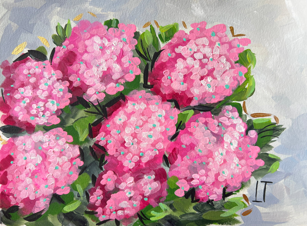 Pink Hydrangeas