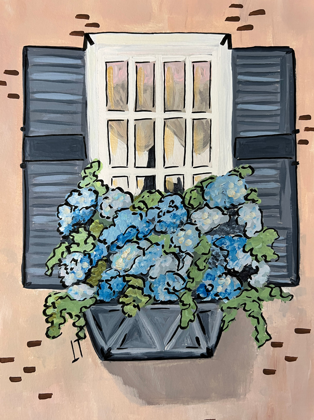 Hydrangeas in the Window