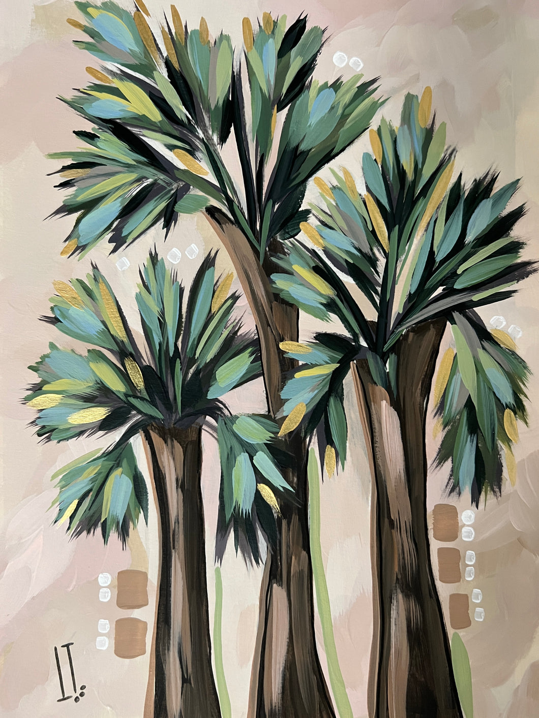 Palms in Brown