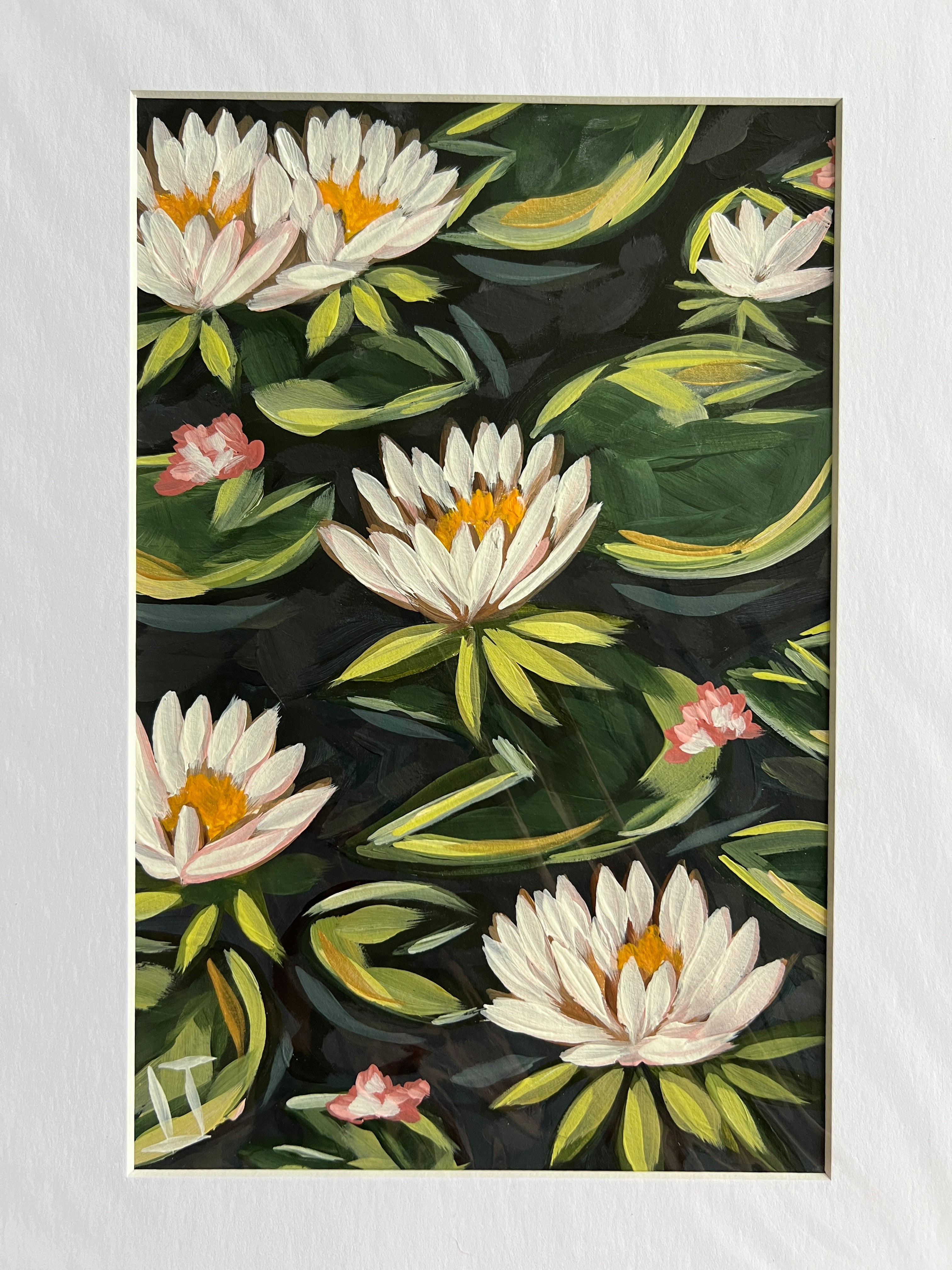 “Water Lilies” Original