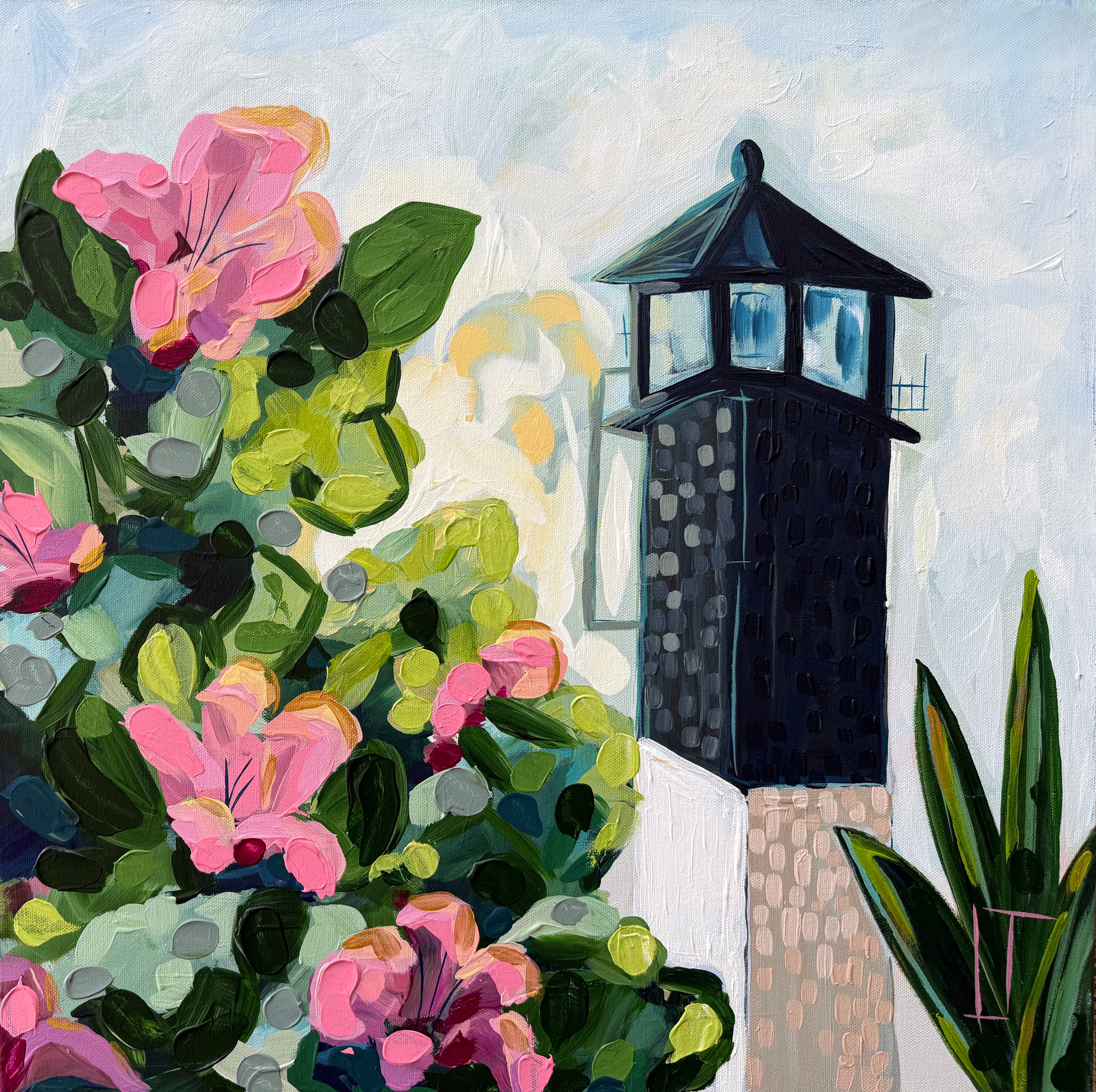 Azaleas by the Lighthouse