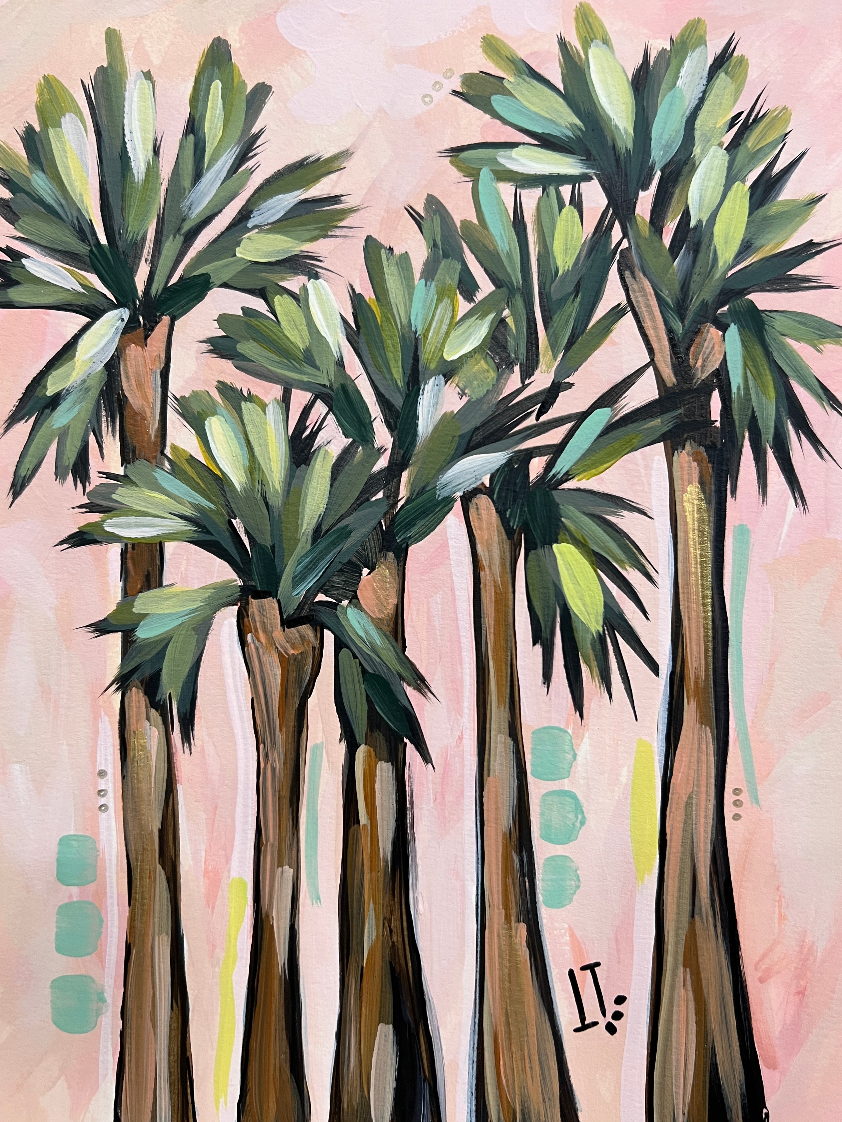Pink Palms