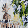 Wisteria by the Fountain