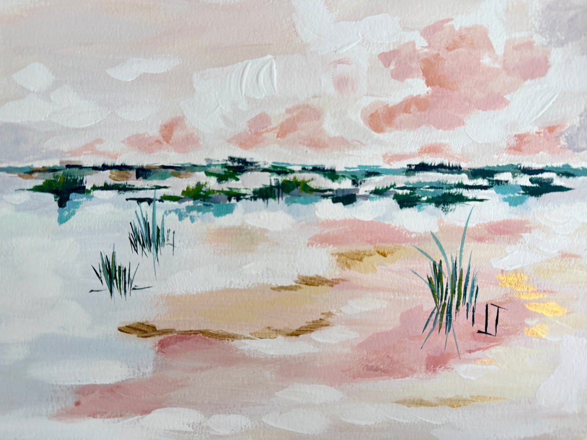 Minimalist Marsh:  Coastal Print