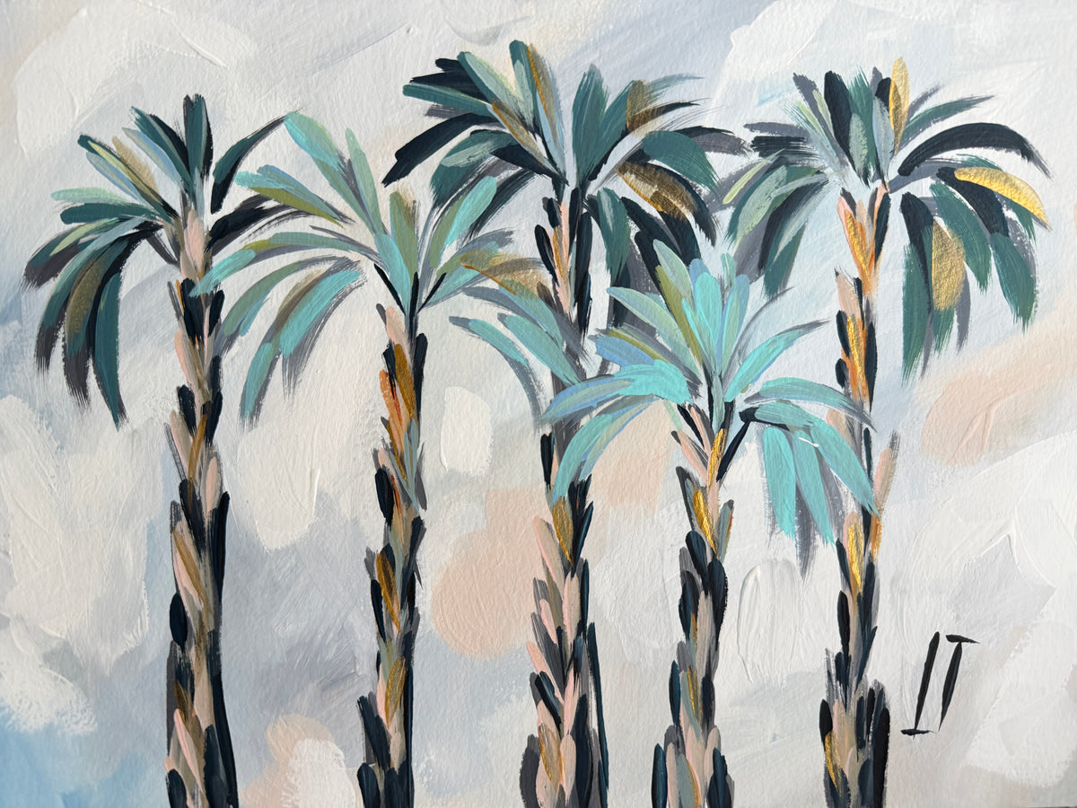Palms:  Floral Print