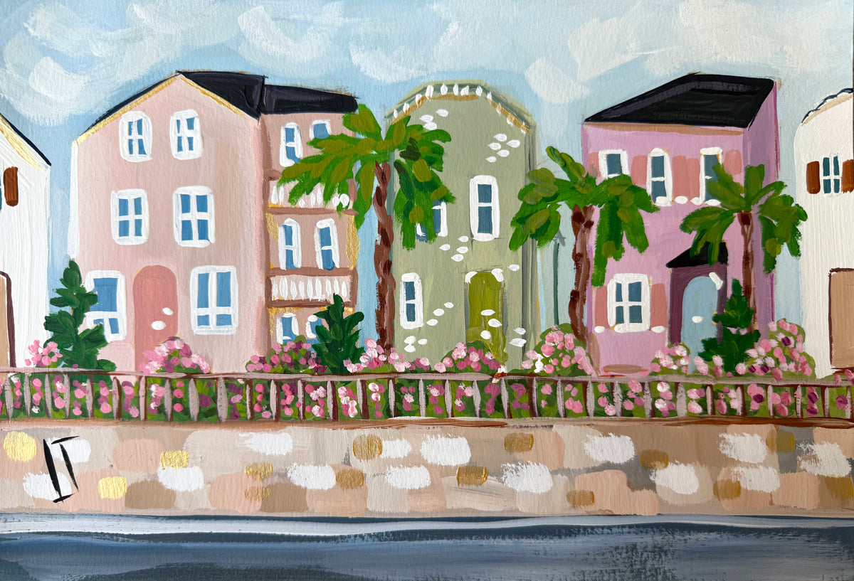 All the Pretty Houses:  Charleston Inspired Print