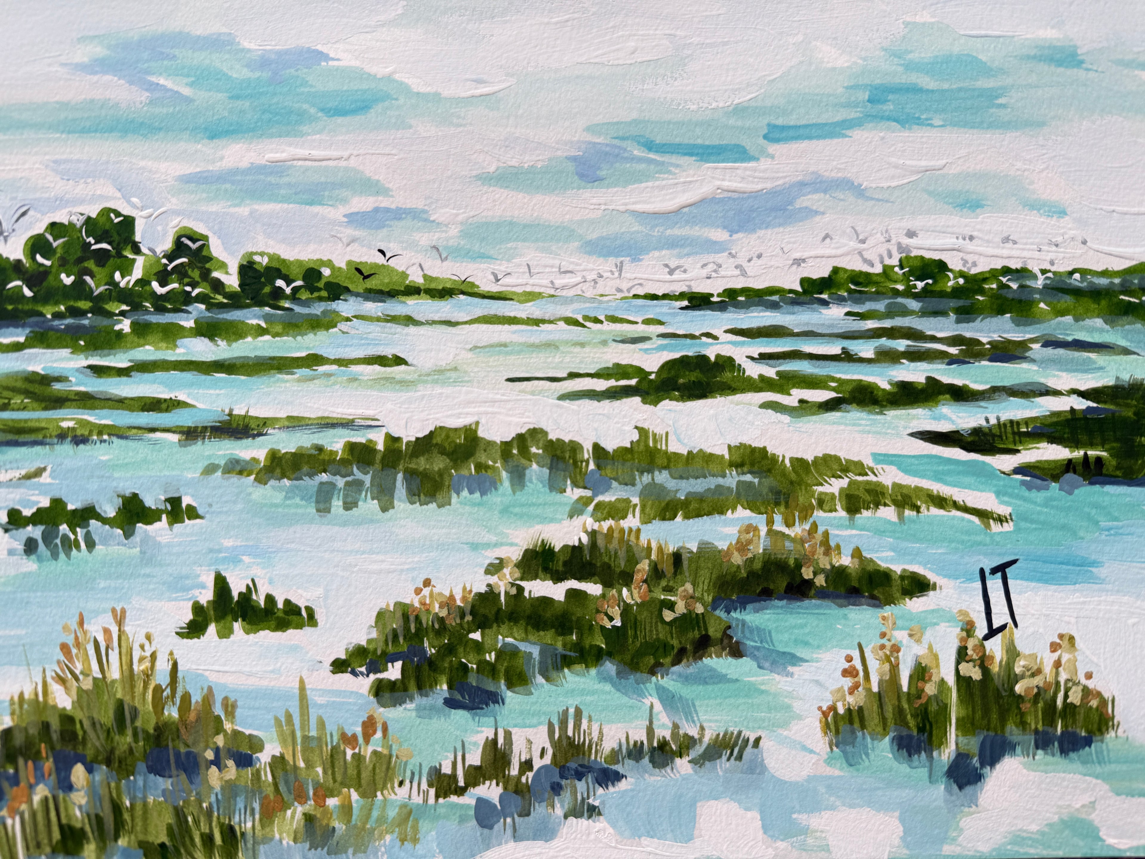 Flock in the Distance